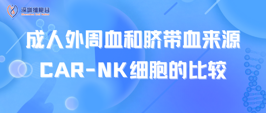  成人外周血和脐带血来源CAR-NK细胞的比较